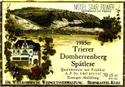 Willkommsche Weingut_Trierer Domherrenberg_spt 1985